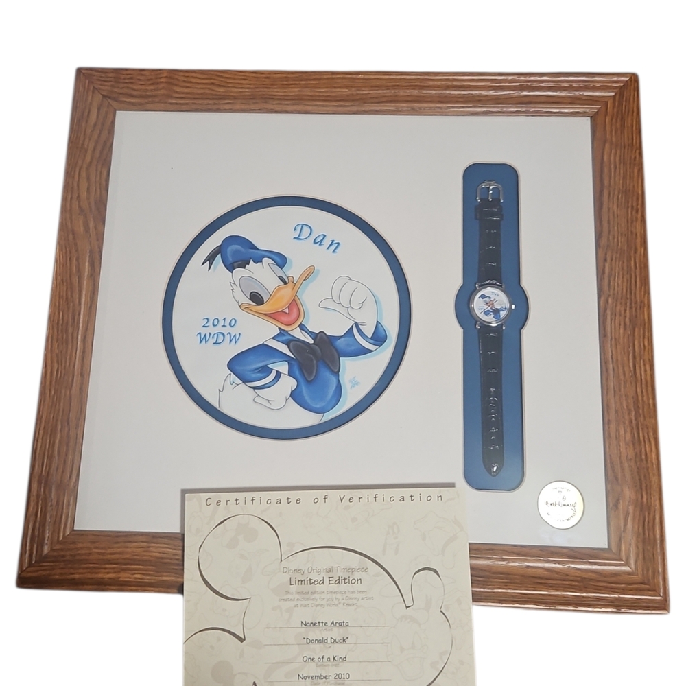 Disney Gold and Brown Limited Edition Timepiece